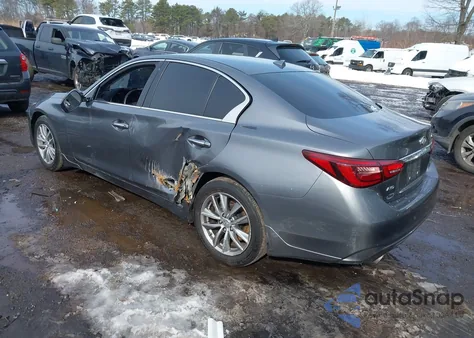 2021 Infiniti Q50 Pure Awd z USA, uszkodzony, nr VIN JN1EV7ARXMM752092
